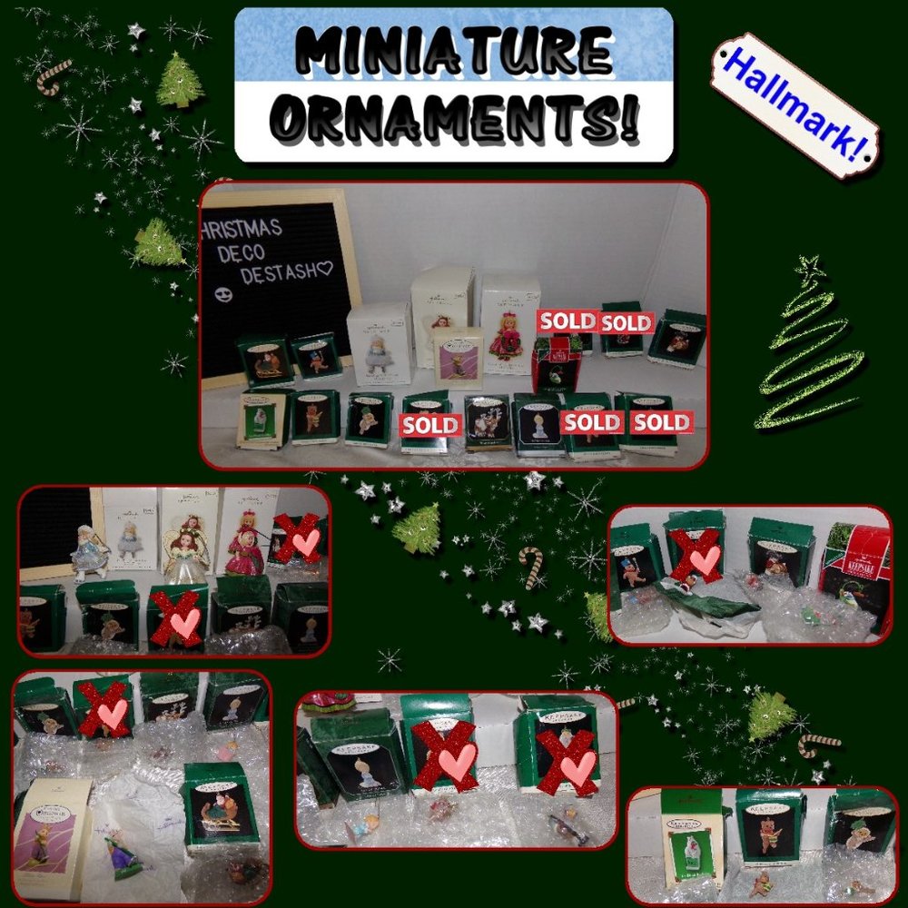 Hallmark Ornaments! {X5}
